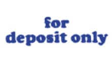 1112 - FOR DEPOSIT ONLY